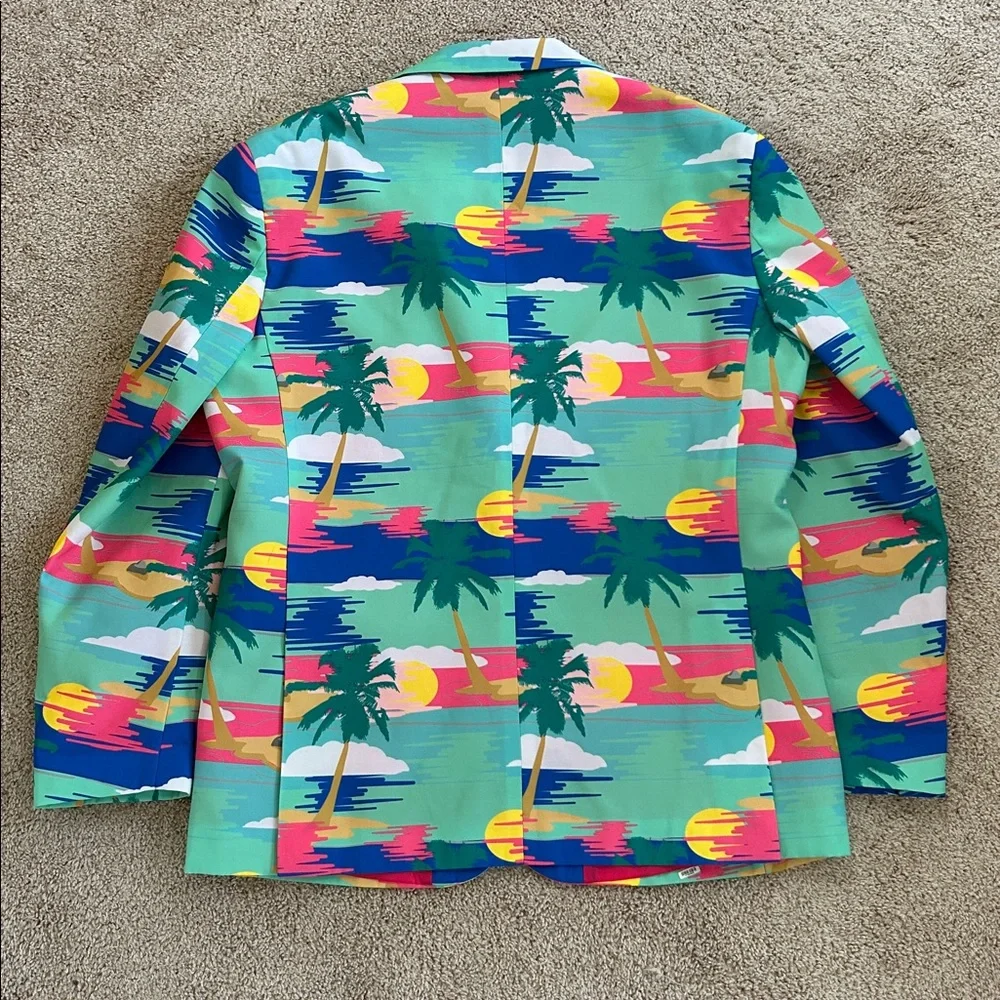 NWOT Shinesty Men's Blazer - Tequila Sunrise
